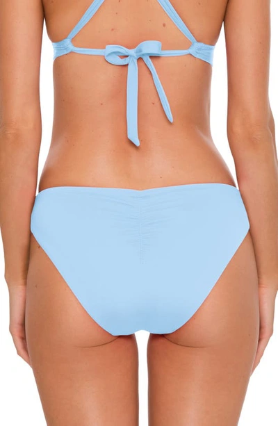 Shop Becca Color Code Hipster Bikini Bottoms In Powder Blue