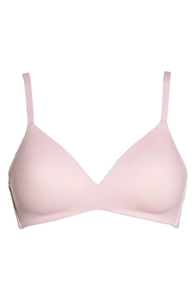 Shop Wacoal How Perfect Wire Free T-shirt Bra In Chalk Pink