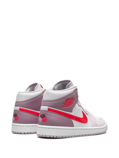 Jordan Air  1 Mid Sneakers In White