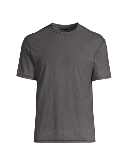 Shop John Varvatos Men's Ashe Slub Shirt In Black