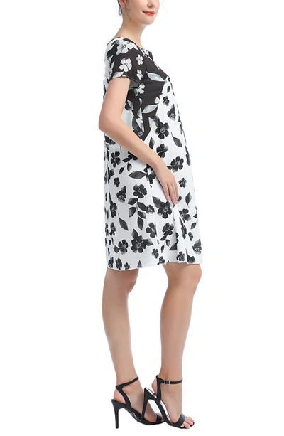 Shop Kimi And Kai Arden Maternity/nursing A-line Dress In Black/white