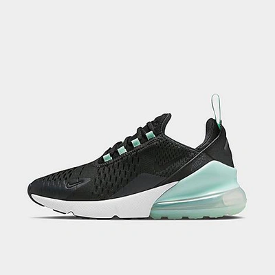 Nike Air Max 270 Grade School Running Shoes (White/Gold)