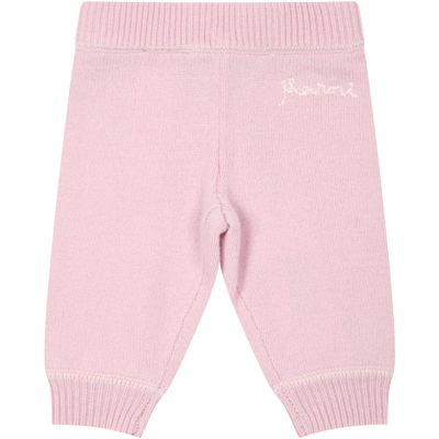 Shop Marni Pink Trouser For Baby Girl