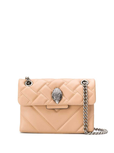 Shop Kurt Geiger Mini Kensington Powdler Pink Leather Crossbody Bag  London Woman