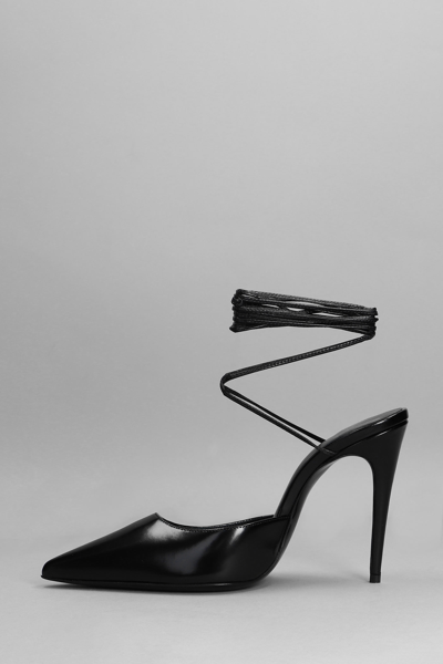 Shop Magda Butrym Pumps In Black Leather