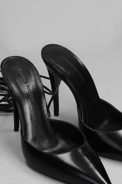 Shop Magda Butrym Pumps In Black Leather