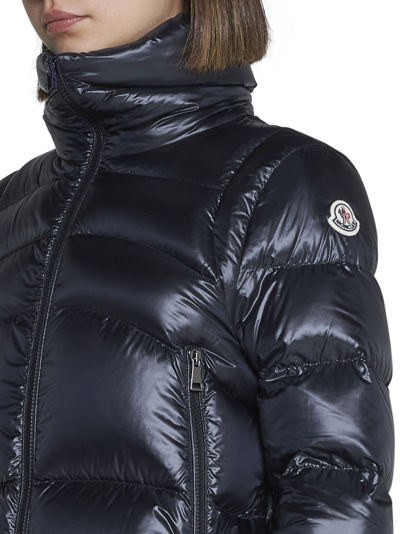 Moncler Down Jacket In Nero