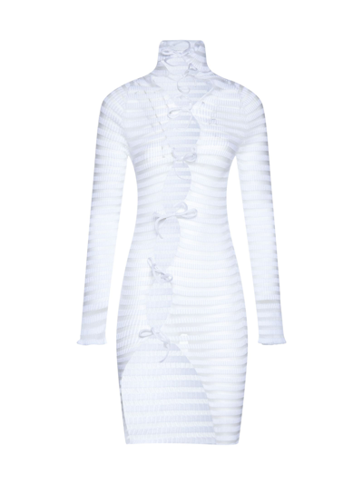 Shop A. Roege Hove Dress In Optic White/transparent