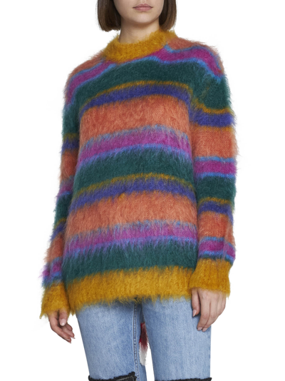 Shop Marni Sweater In Multicolor