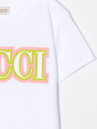 Shop Emilio Pucci T-shirt With Logo In Avorio