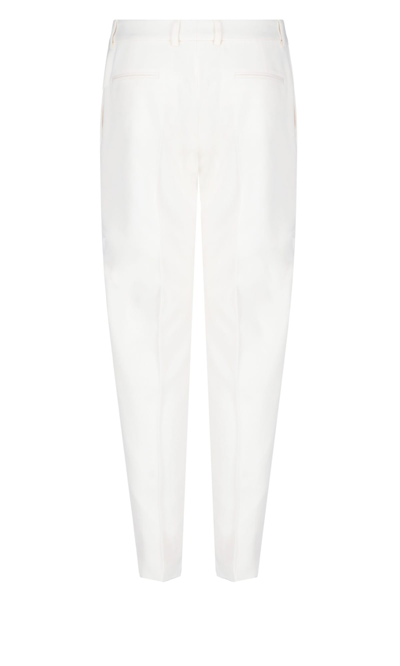 Shop Saint Laurent Pants In White