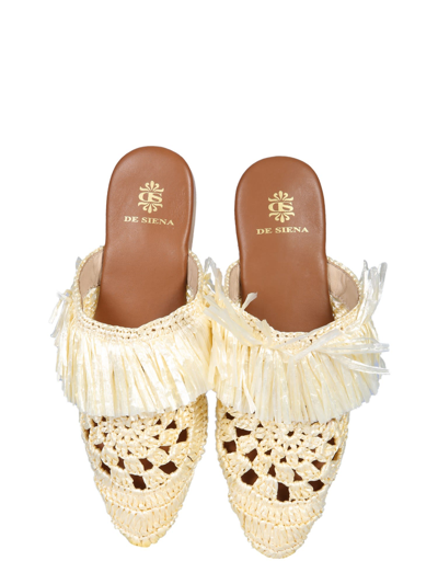 Shop De Siena Marilu Sandals In Bianco