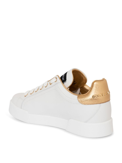 Shop Dolce & Gabbana Sneakers Classica In Oro