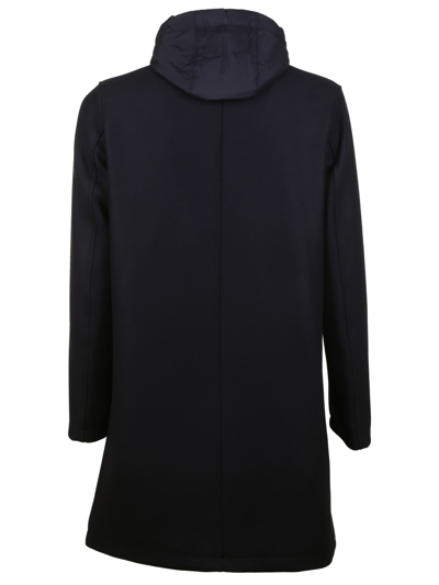 Shop Herno Coat In Ecowool In Black