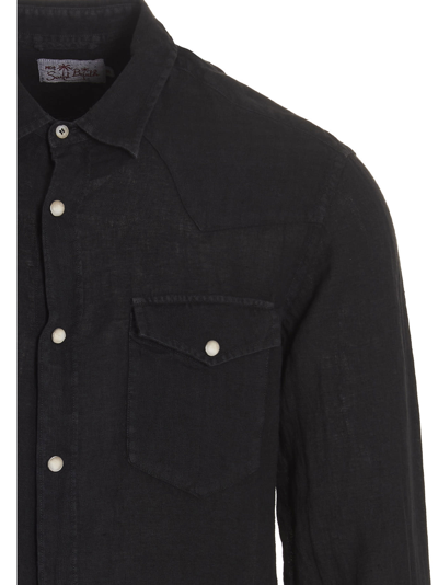 Shop Mc2 Saint Barth Greg Shirt In Black