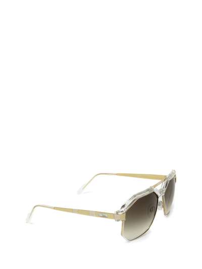 Shop Cazal 9092 Crystal - Gold Sunglasses