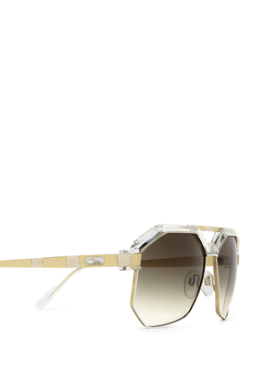 Shop Cazal 9092 Crystal - Gold Sunglasses