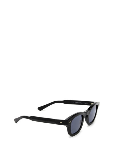 Shop Ahlem Le Marais Black Sunglasses