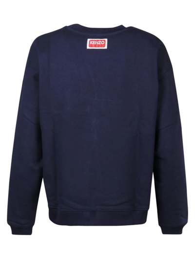 Shop Kenzo Regular Sweatshirt In Bleu Nuit
