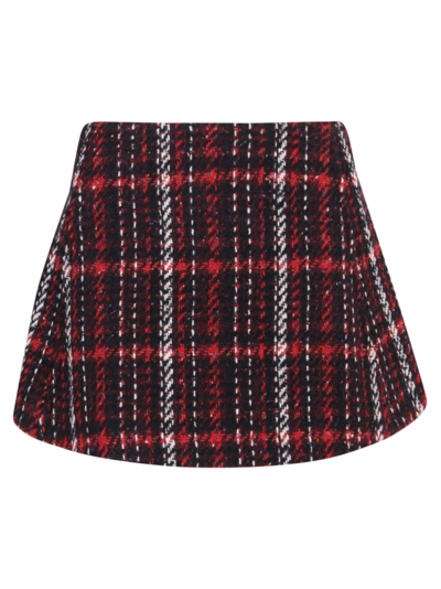 Shop Marni Mini Skirt In Ruby