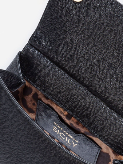 Dolce and Gabbana Small Dauphine Leather Regular Sicily Bag – ZAK