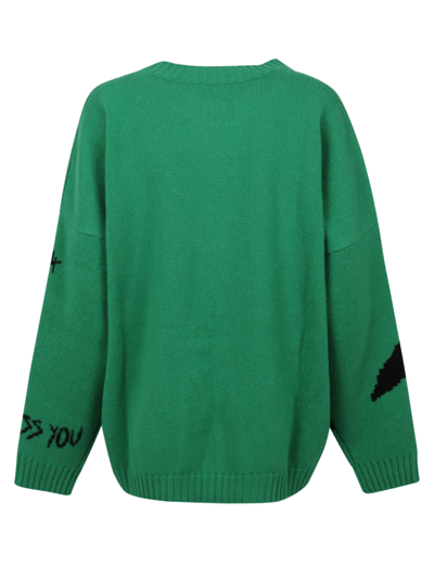 Shop Philosophy Di Lorenzo Serafini Sweater In Fantasia Verde