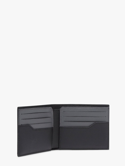 Shop Fendi Bi-fold Wallet With Logo In Black