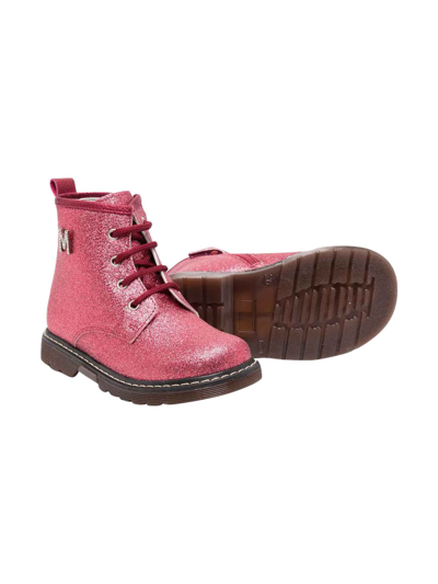 Shop Monnalisa Pink Ankle Boots Girl .