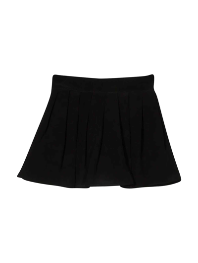 Shop Balmain Black Skirt Girl In Nero