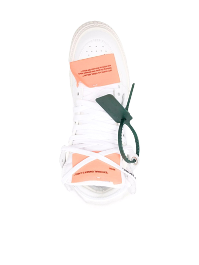 Shop Off-white 3.0 Off Court Leather In White Orange