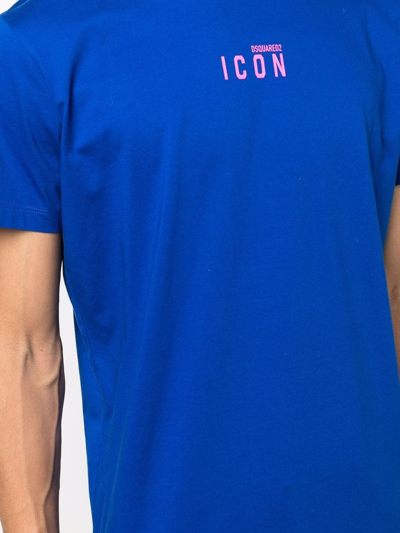 Dsquared2 Logo-print T-shirt In Blue