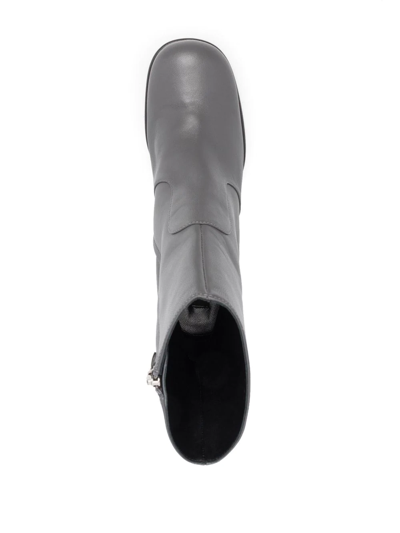 Sergio Rossi Aden Ankle-length Boots In Grey