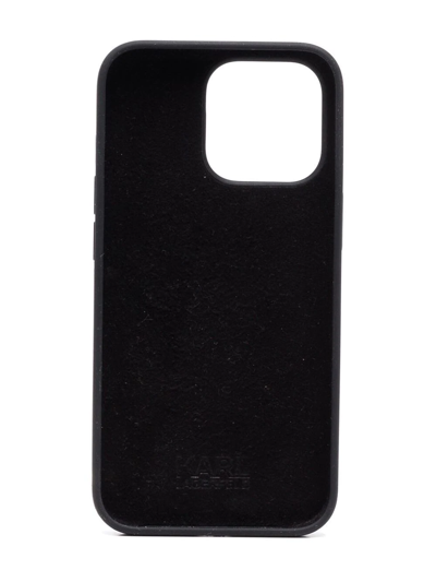 Shop Karl Lagerfeld K/hero Iphone 13 Pro Case In Black