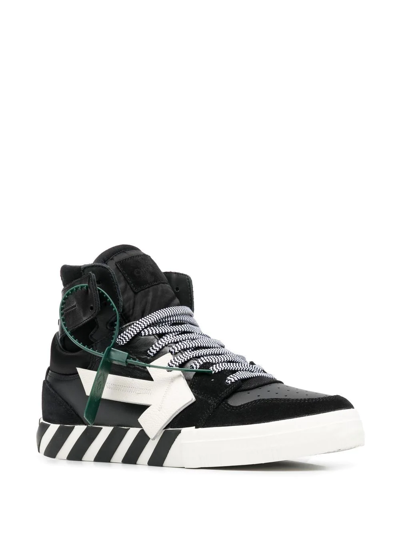 Off-white Man Sneakers Black Size 9 Soft Leather In Black