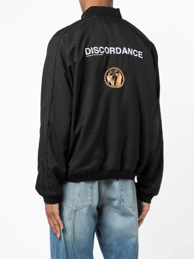 Children Of The Discordance Patterned-jacquard Bomber Jacket In Multicolor
