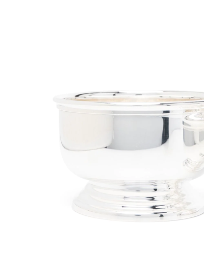 Shop Ralph Lauren Set Of 3 Steel Nut Bowls In Silver