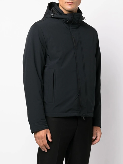 Shop Paul & Shark Lightweight Quilted-lined Jacket In Black