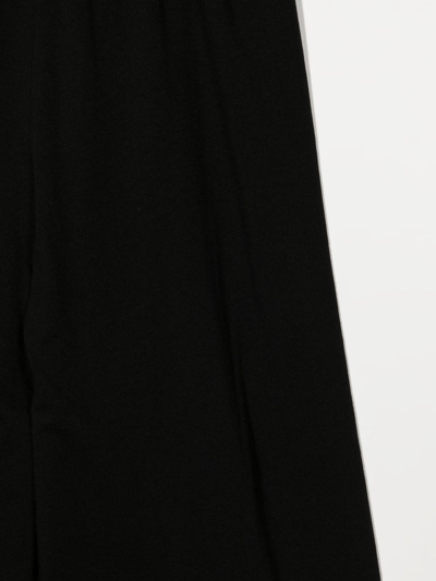 Shop The Row High-waisted Wide-leg Trousers In Black