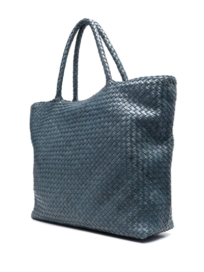 Shop Officine Creative Class 35 Woven Tote Bag In Blue