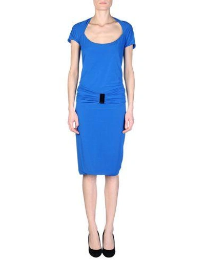 Shop Emilio Pucci Knee-length Dress In Blue