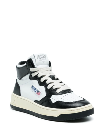 Shop Autry Medalist Hi-top Sneakers In Black