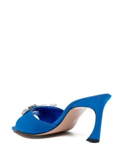 Shop Piferi Lotta Open-toe Mules In Blue