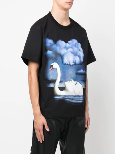 Misbhv Graphic-print Short-sleeve T-shirt In Black