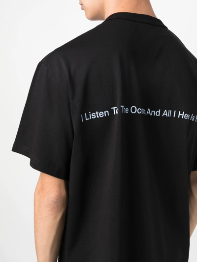 Misbhv Graphic-print Short-sleeve T-shirt In Black