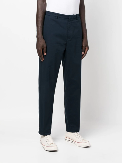 Apc Slim-cut Chinos In Blue