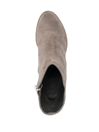 Shop Officine Creative 60mm Suede Ankle Boots In Grey