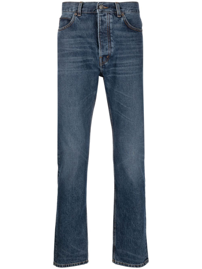 Shop Haikure Straight-leg Jeans In Blue
