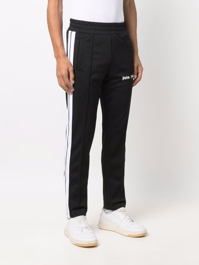 Shop Palm Angels Pantaloni Sportivi Classici In Black