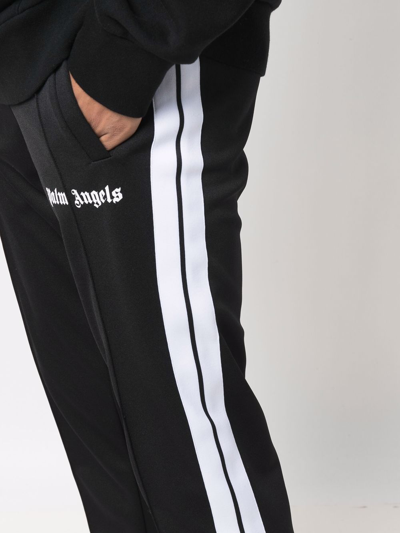 Shop Palm Angels Pantaloni Sportivi Classici In Black