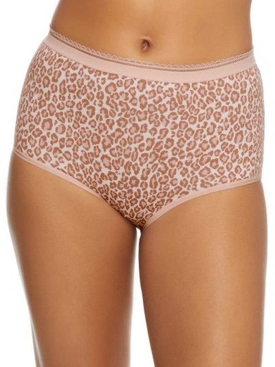 Shop Bare The Easy Everyday Cotton Brief In Rose Animal